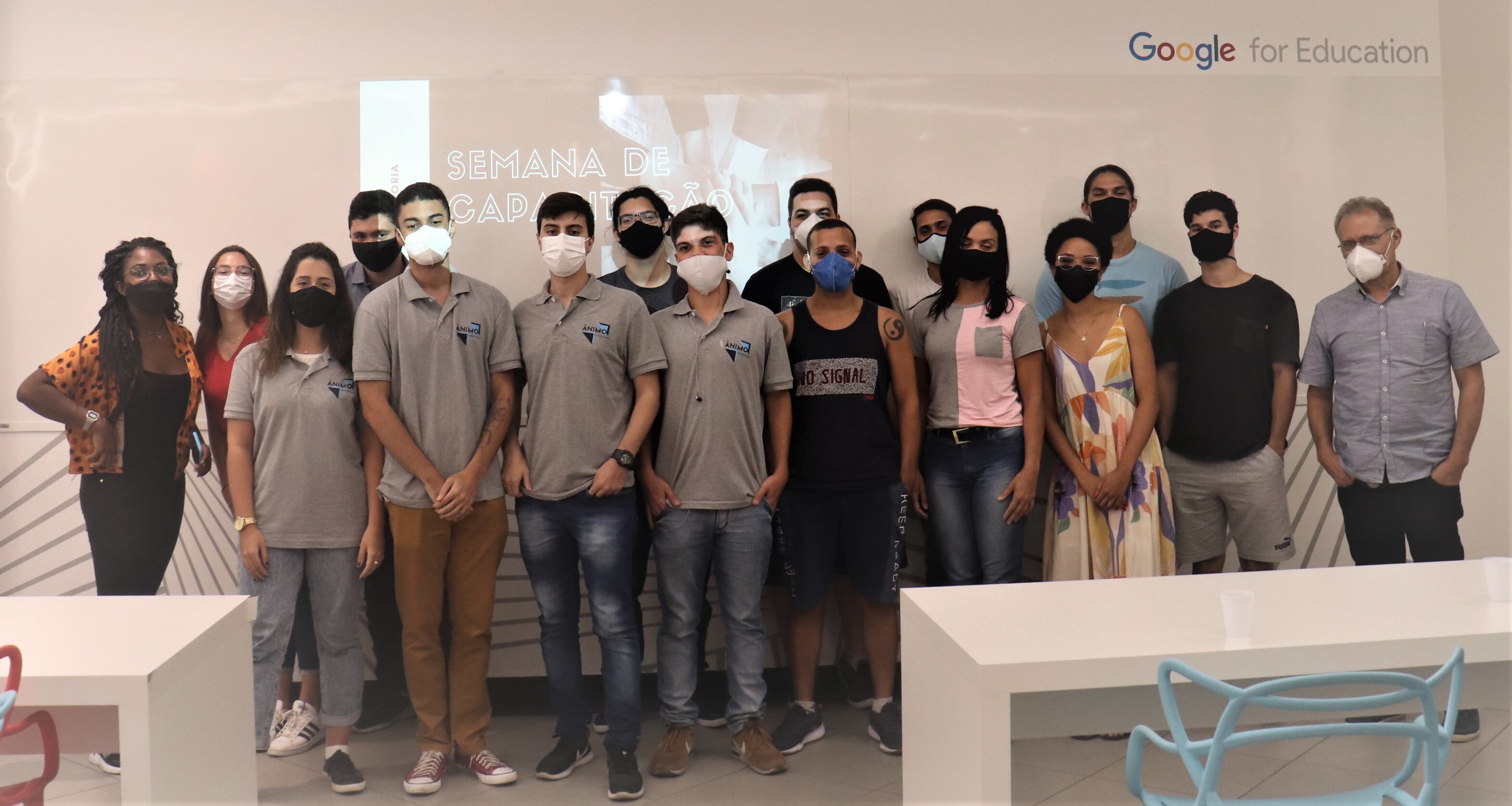 Time Ânimo na semana de capacitação