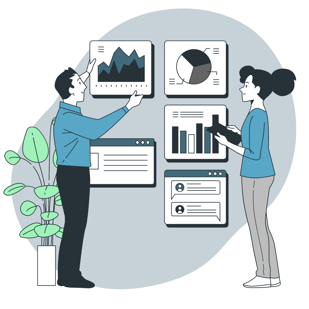 Ilustração de Organizão